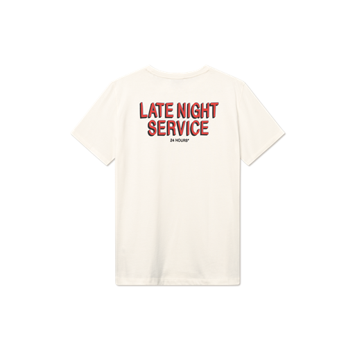 Les Deux Late Night Service T-shirt, Light Ivory, XL