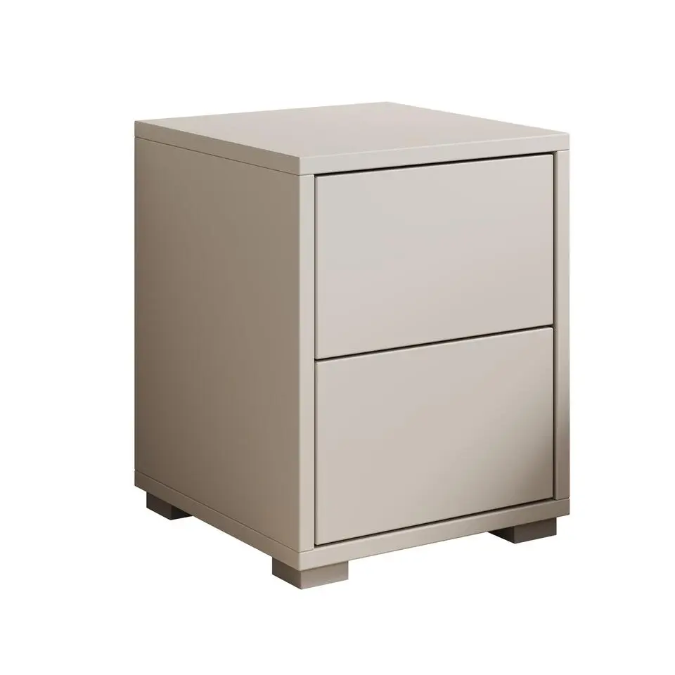 Meubella - Nachtkastje Gideon - Beige - 30 cm
