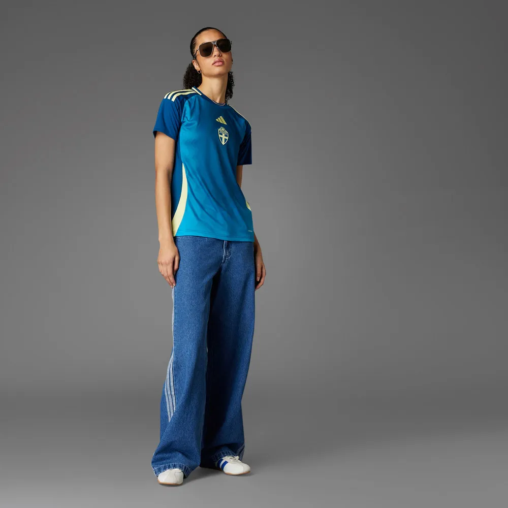 adidas Sweden 24/25 Weg Damen T-Shirt mit kurzen Ärmeln