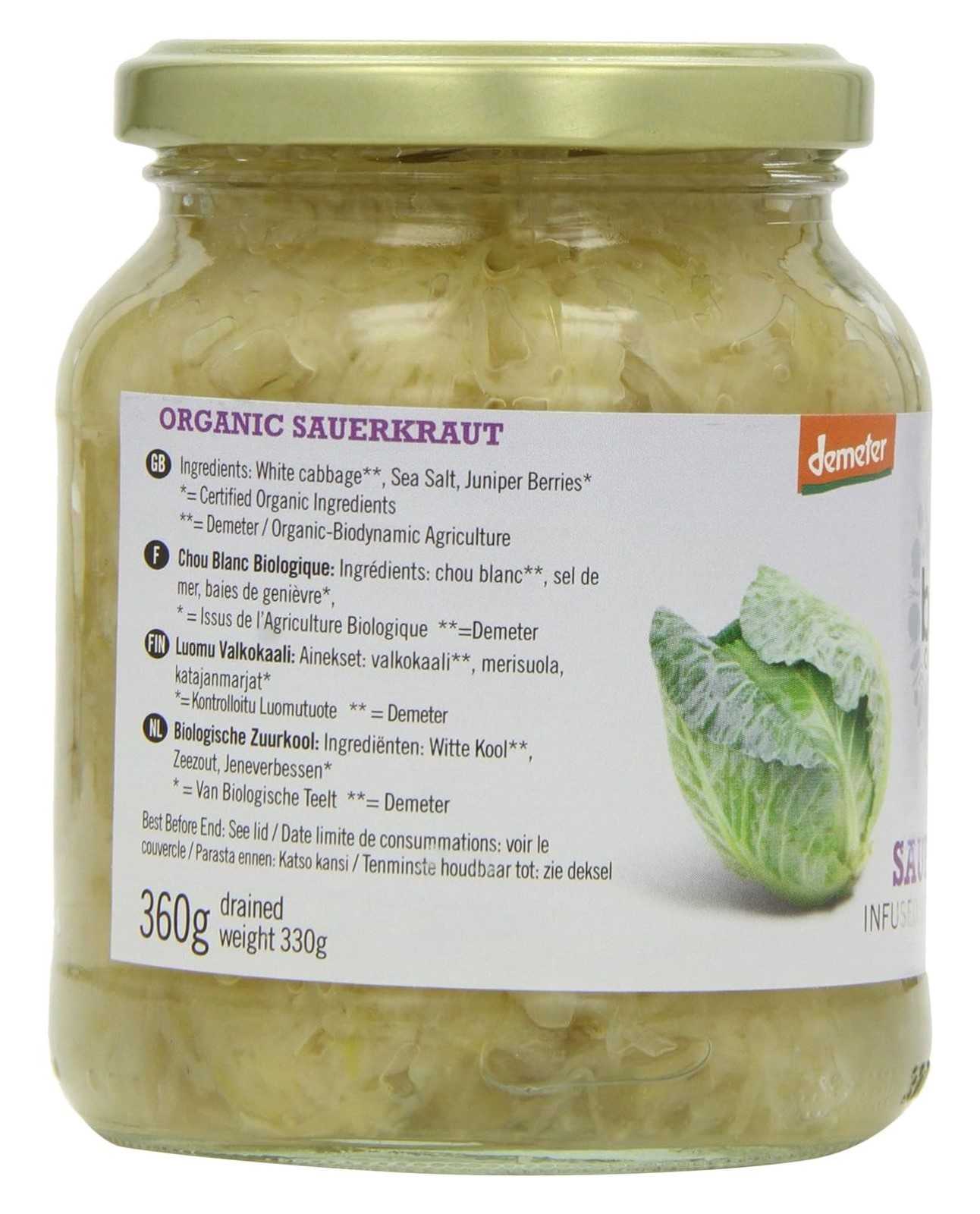 Chucrute orgânico Biona 360g