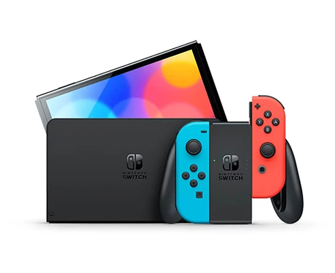 Nintendo Switch OLED – Neon Red / Neon Blue
