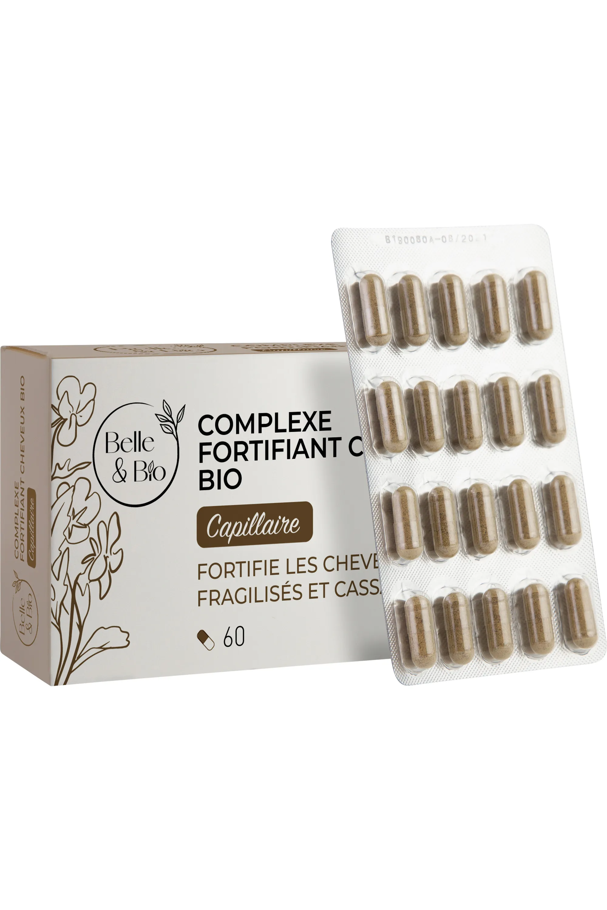Belle & Bio Complément Alimentaire complexe fortifiant capillaire-21 g