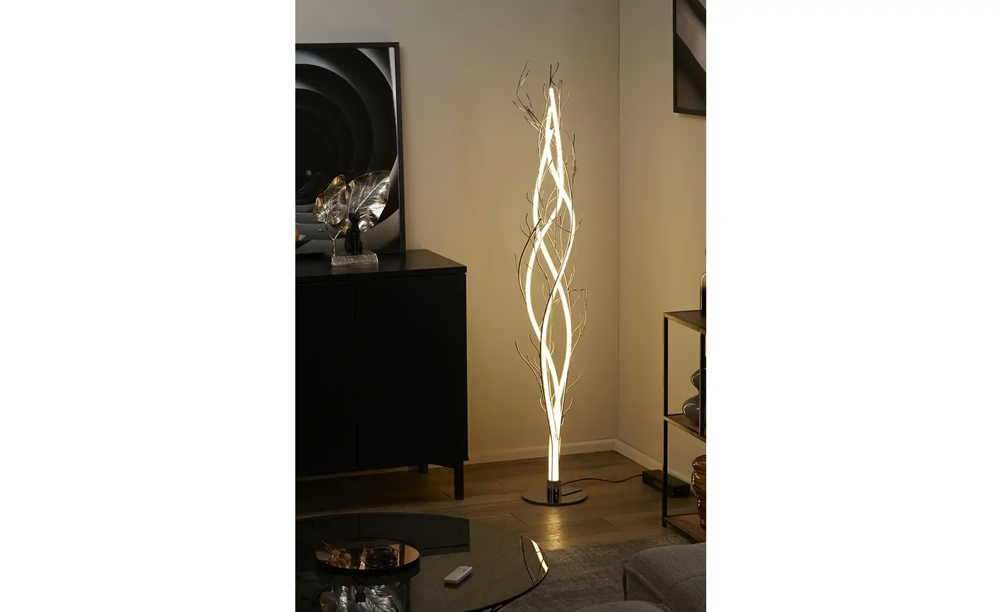 Meisterleuchten LED-Stehleuchte, chrom `Äste`
