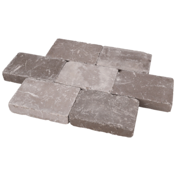 Stonewish Avenue klinker getrommeld Sand 20 x 30 x 6 cm beton grijs