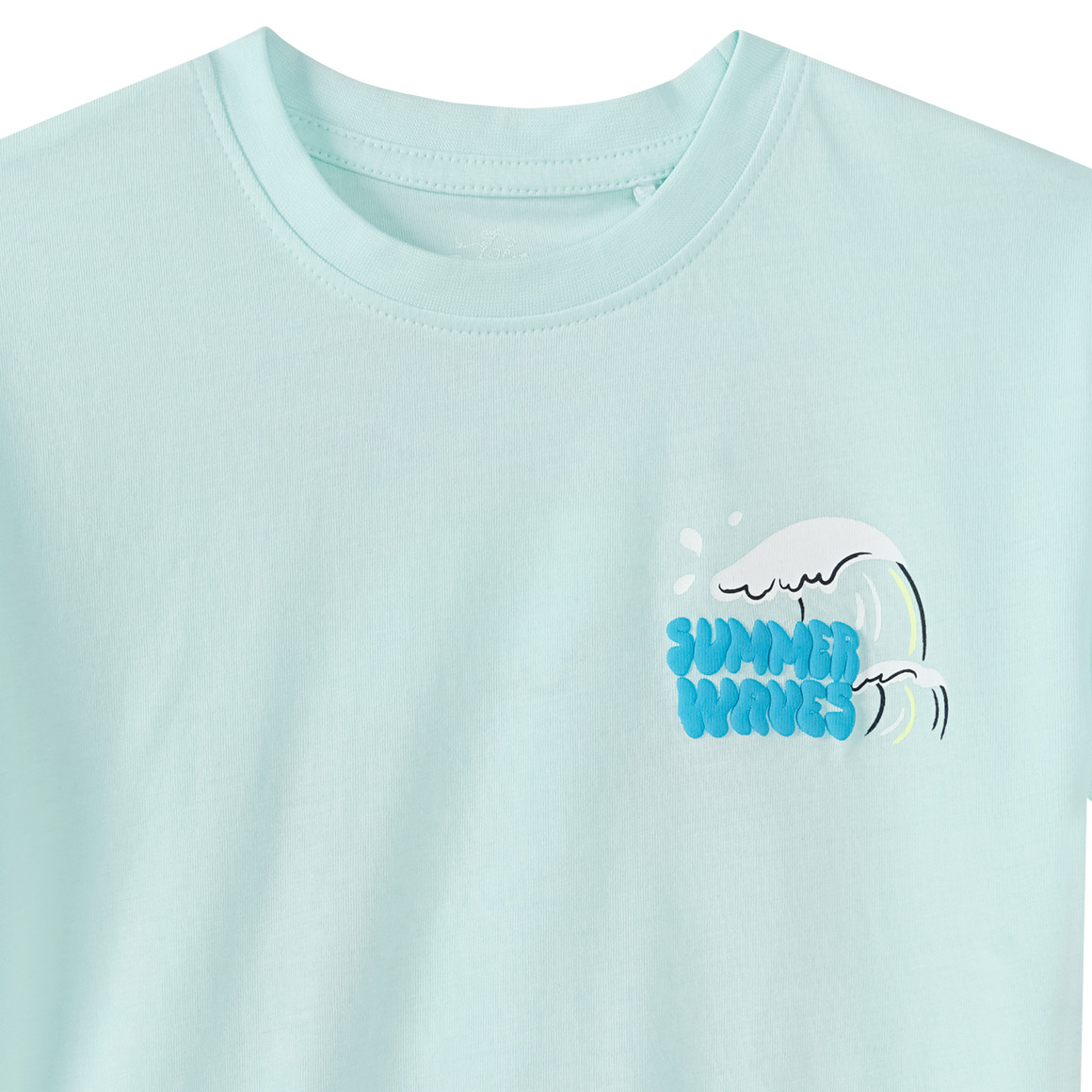 Topolino Jungen T-Shirt mit Rücken-Print hellgrün