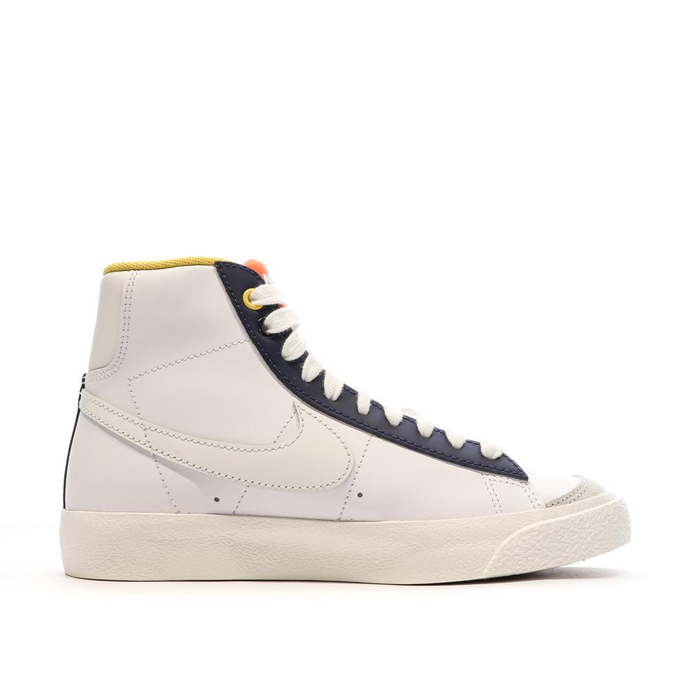 Nike Baskets Blanche/Marine Garçon Nike Blazer Mid '77