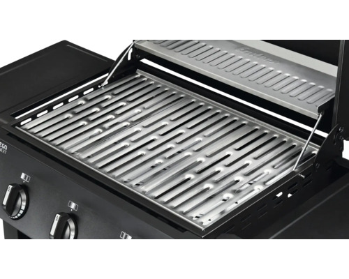 Enders San Diego Next 3 gasgrill, zwart, 3 branders, inclusief dekselthermometer, opbergplank, vetopvangbak, zijplank, warmhoudrek en grillrooster.