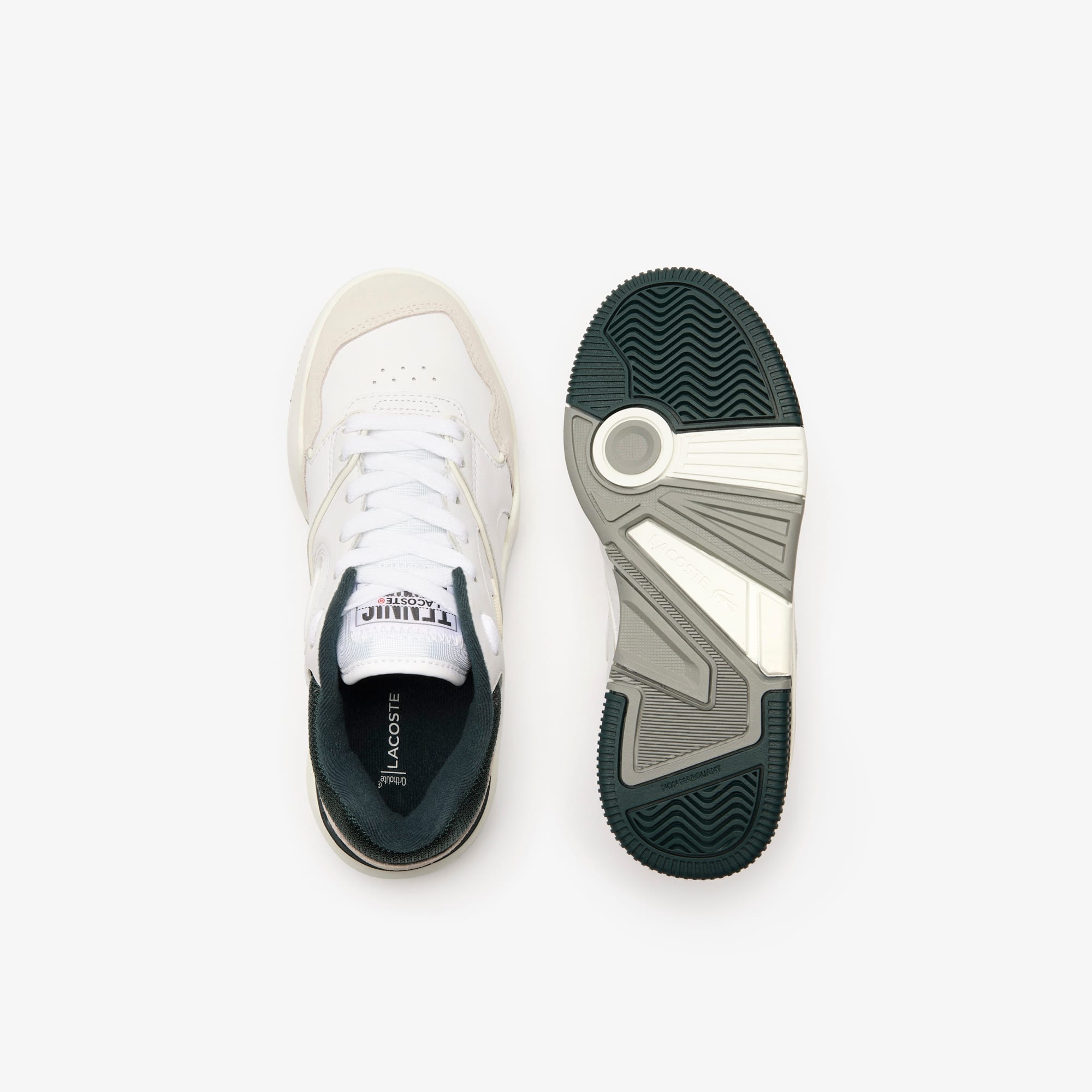 Sneakers Lineshot femme en cuir avec col en mesh Sneakers - Blanc - Lacoste - Femme