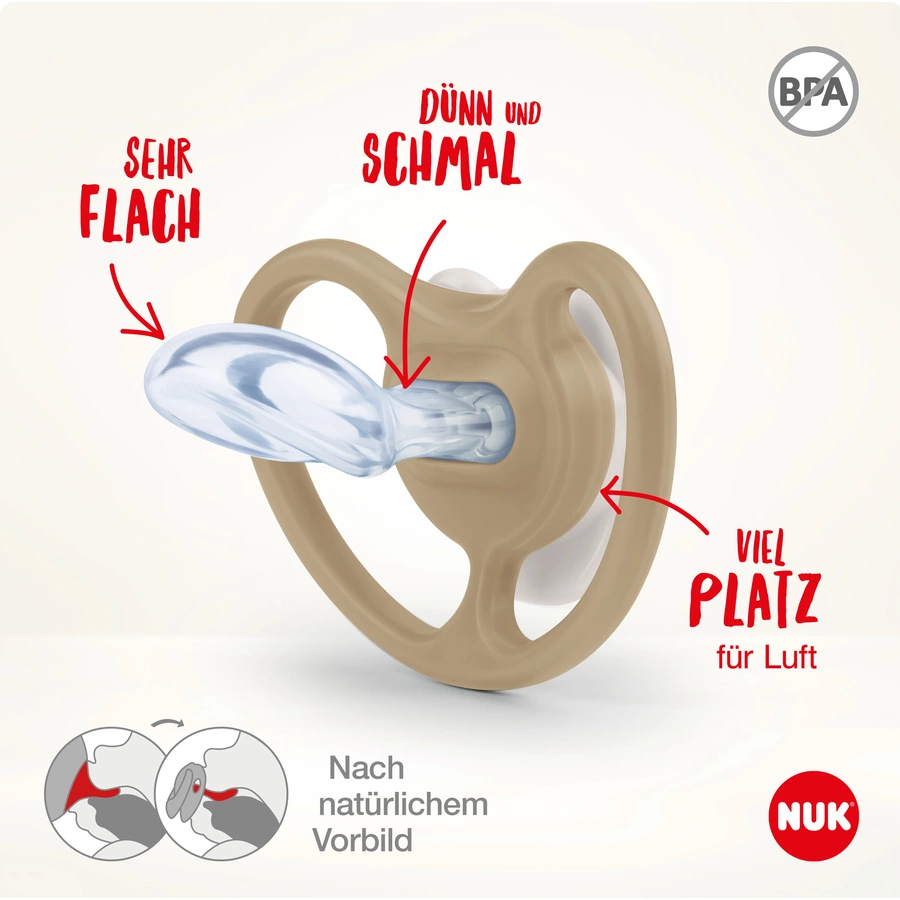 NUK Schnuller Space  Winnie The Pooh  Gr.1 im Viererpack