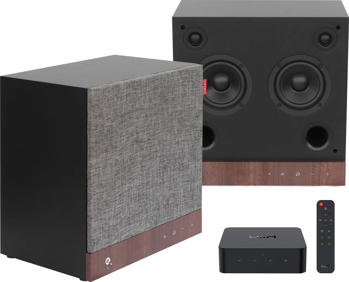 Tangent Spectrum Square (la paire)   WiiM Pro   Remote Enceintes connectées