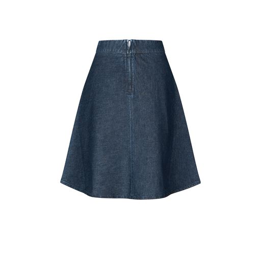 Mads Nørgaard Heavy Denim Stelly Nederdel, Vintage Blue, 34