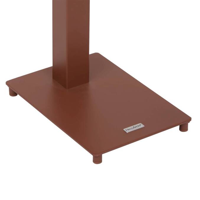 Table d'appoint de jardin ovale VENUZIA Acajou