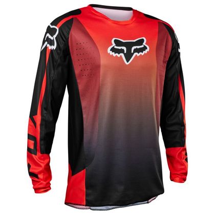 Maillot cross Fox 180 LEED 2024 - Rouge / Noir