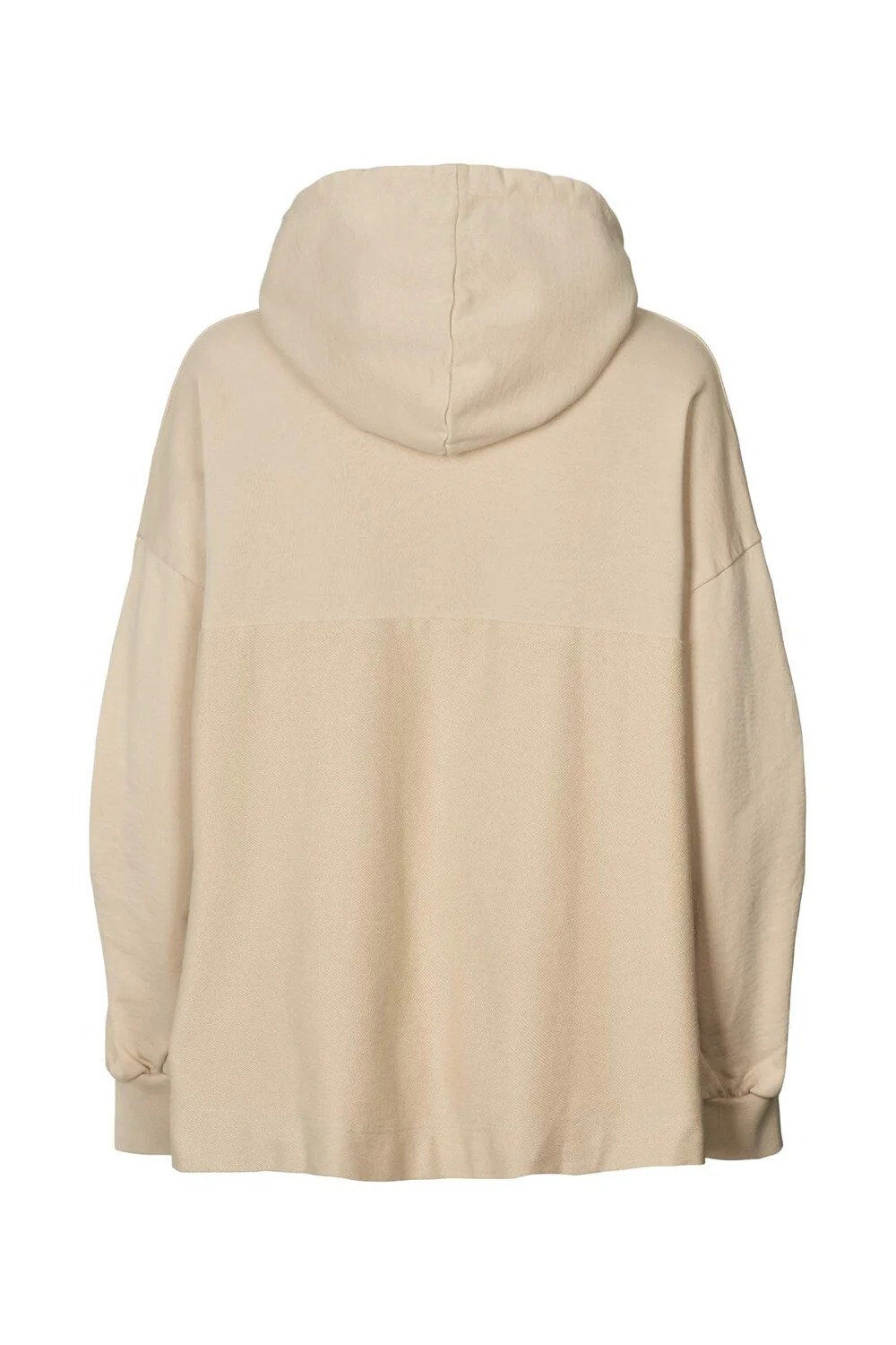 Rabens Saloner  Sevilla Loop back hoodie - Oyster