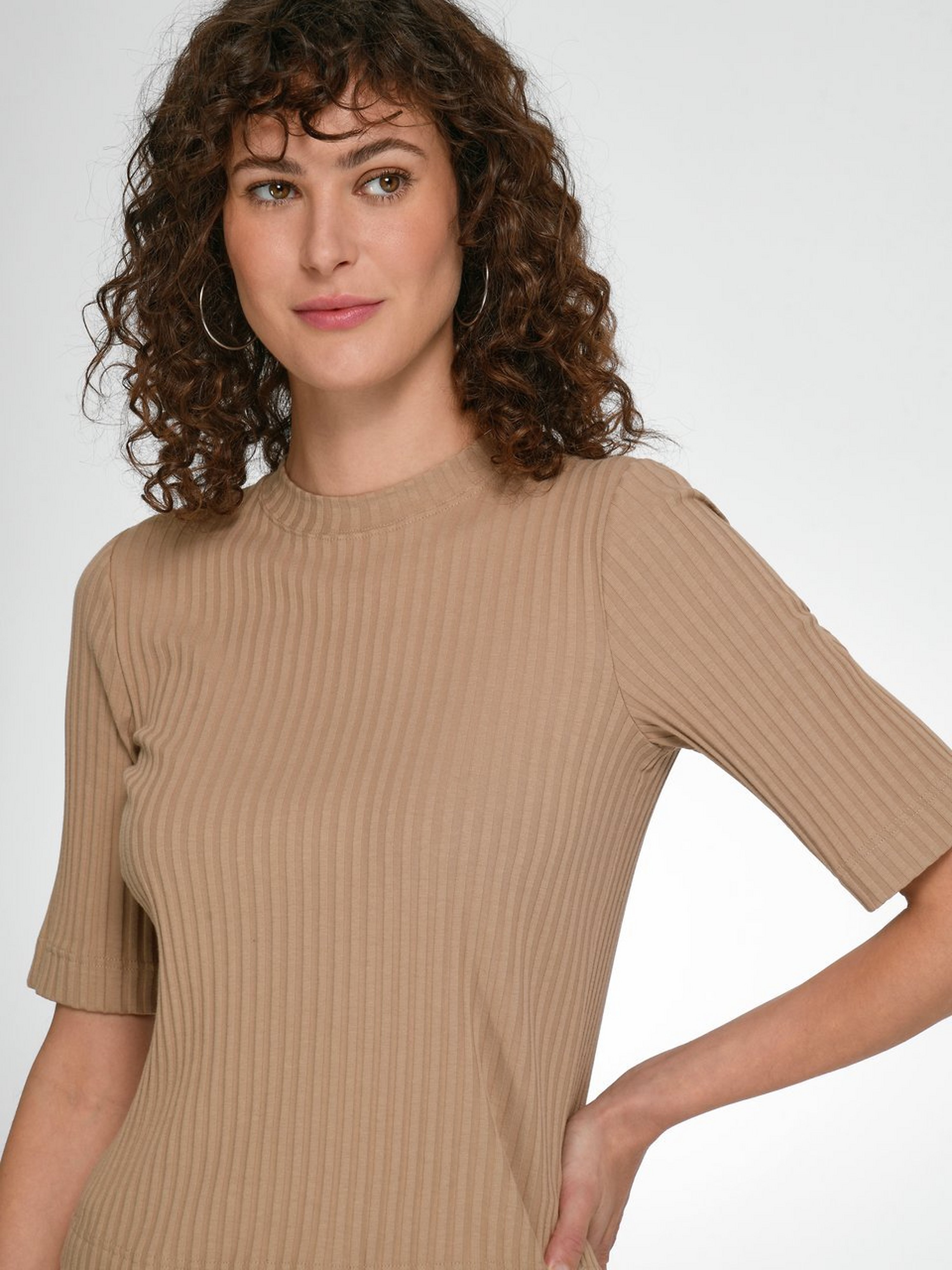 Rundhals-Shirt