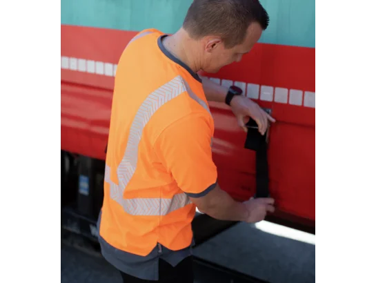 Tee-shirt de travail haute-visibilité orange fluo Würth MODYF