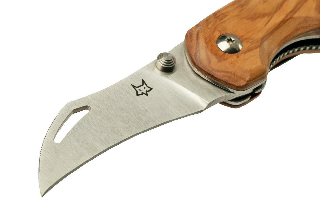 Fox Knives Spora Mushroom Satin Olive FX-409OL, champignonmes