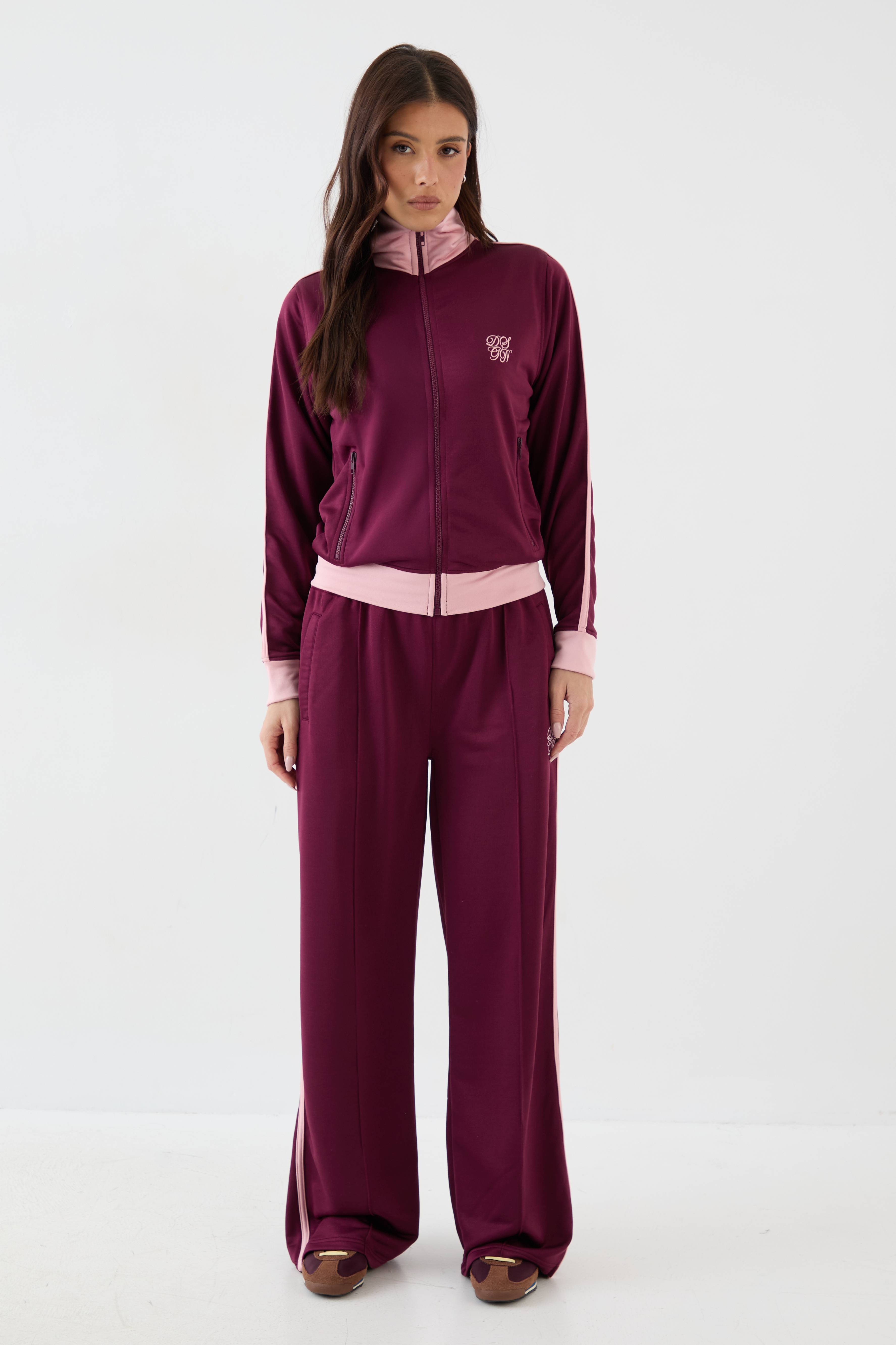 DSGN Studio Jogging Tricot Contrasté Jambe Droite