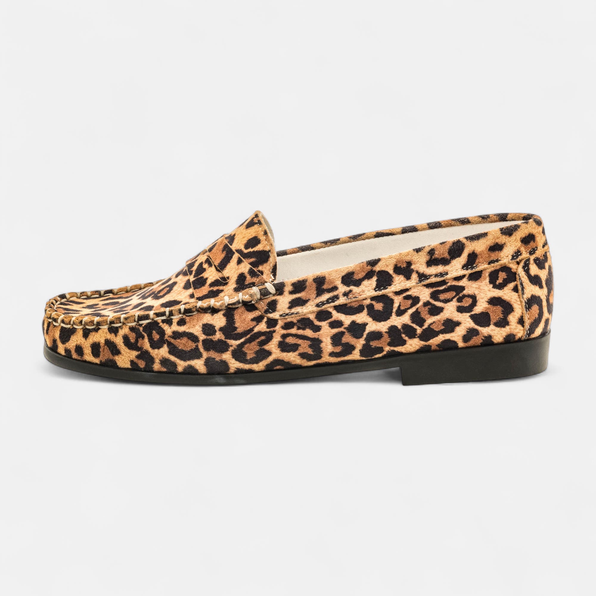 Mocassins pieds sensibles Femme en cuir camel