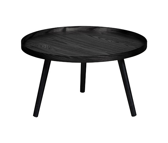 DeEek Beistelltisch »Mesa L« aus Holz, schwarz