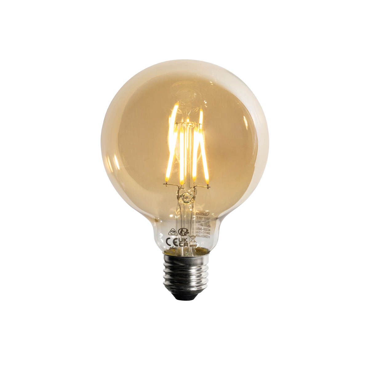 E27 dimbare LED lamp G95 5W 450 lm 2700K