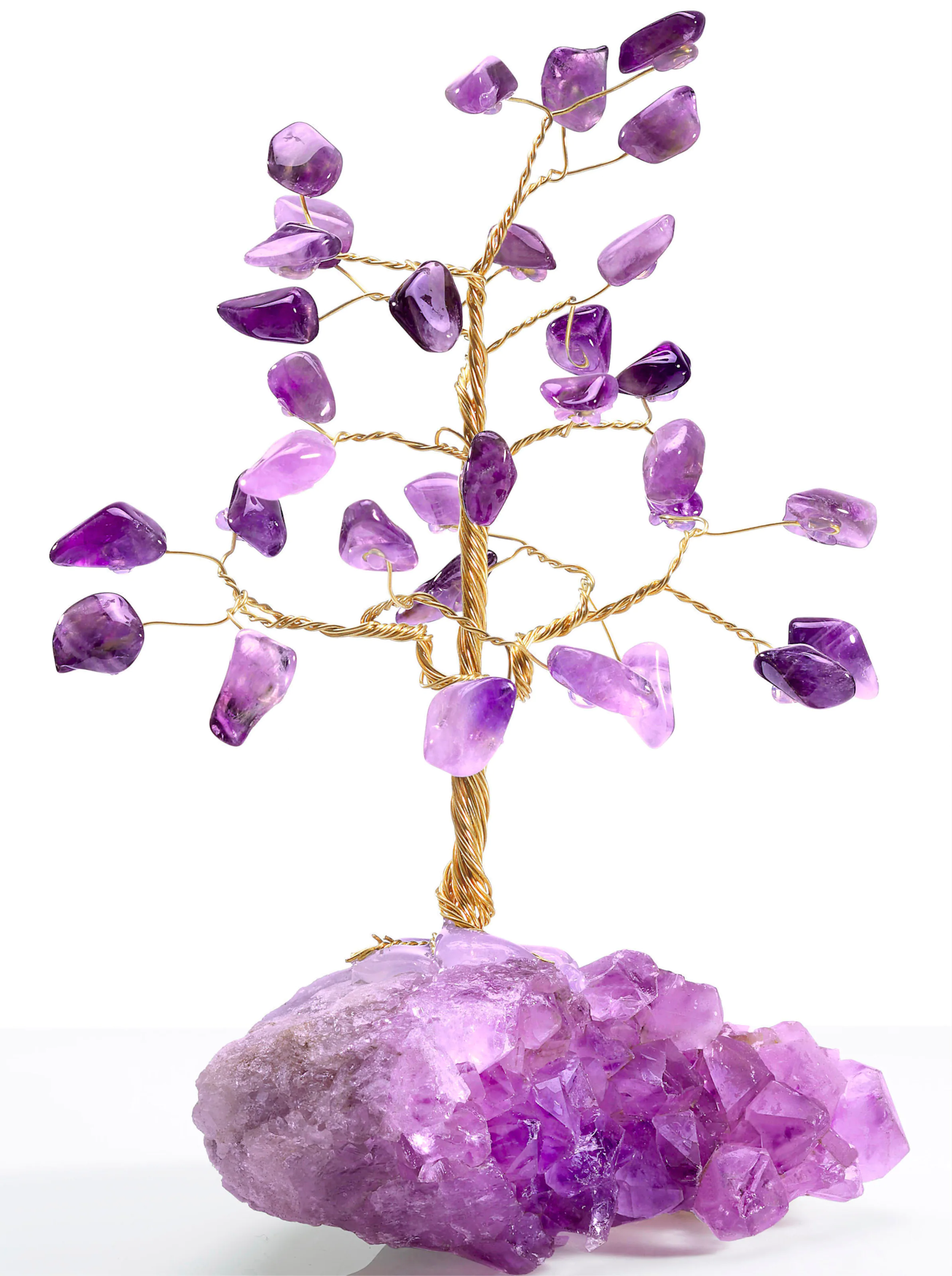 Amethyst-Bäumchen in lila