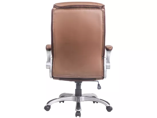Chaise de bureau - Similicuir & Plastique - Marron clair - BIG Villach