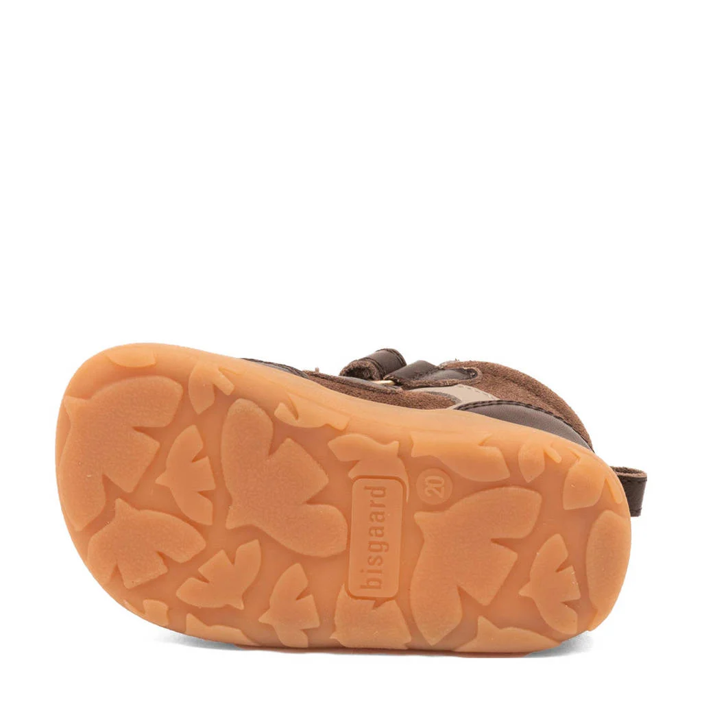 Bisgaard Barefootleren sneakers bruin