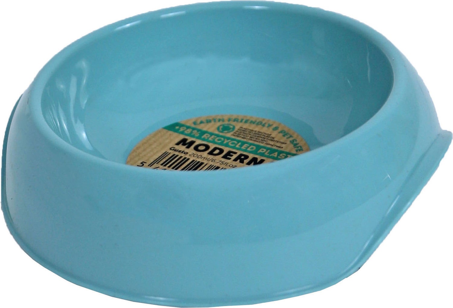 Moderna kattenvoerbak Gusto blauw XS D 14,7 H 3,4 cm 200 ml