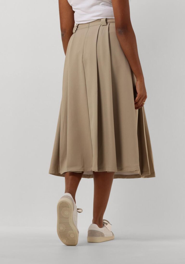 MY ESSENTIAL WARDROBE beige my essential wardrobe midirok maganmw skirt