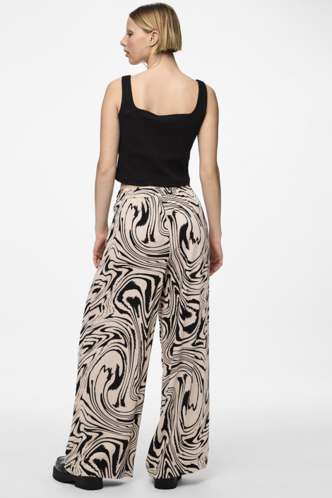 Pieces beige dames broek