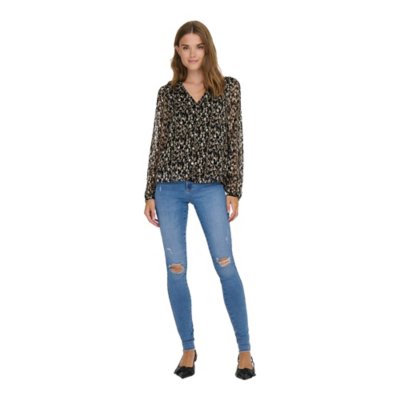 Chemise à manches longues femme Onlluna V-Neptm ONLY