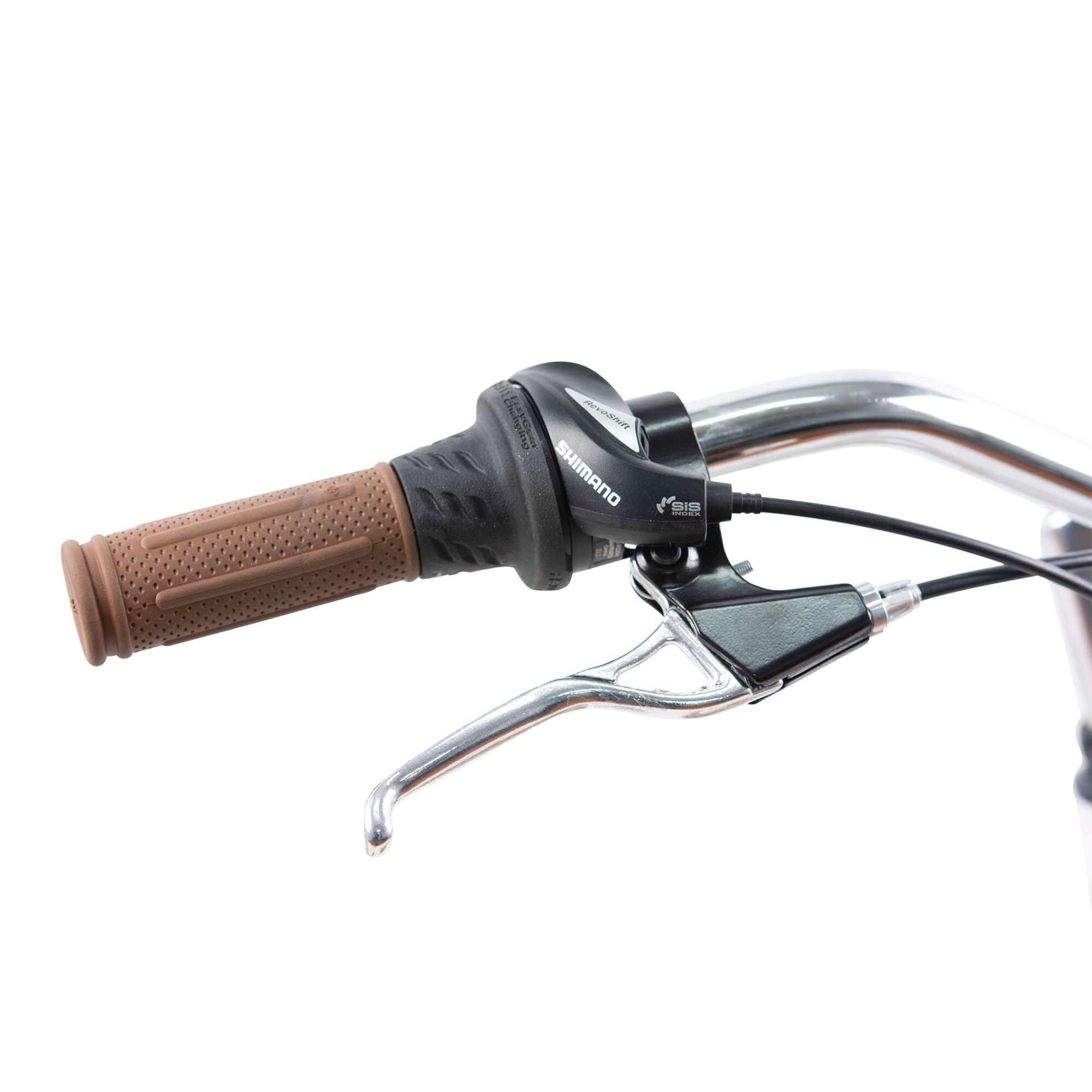 Chrisson Aloha Beachcruiser 26 Zoll Damen Herren 155 - 170 cm Fahrrad 6 Gang weiß/gold 41 cm