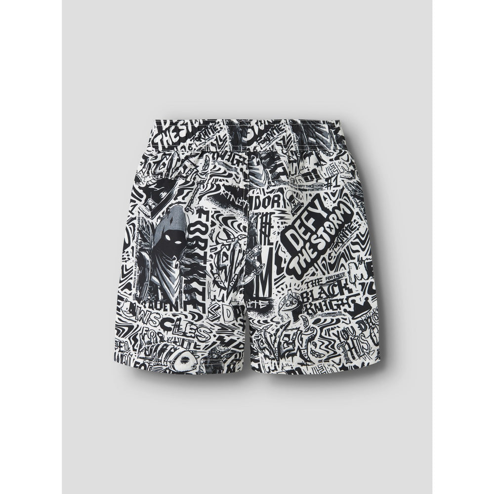 Køb Name It Bright White Nkmmarki Fortnite Swimshorts Bfu