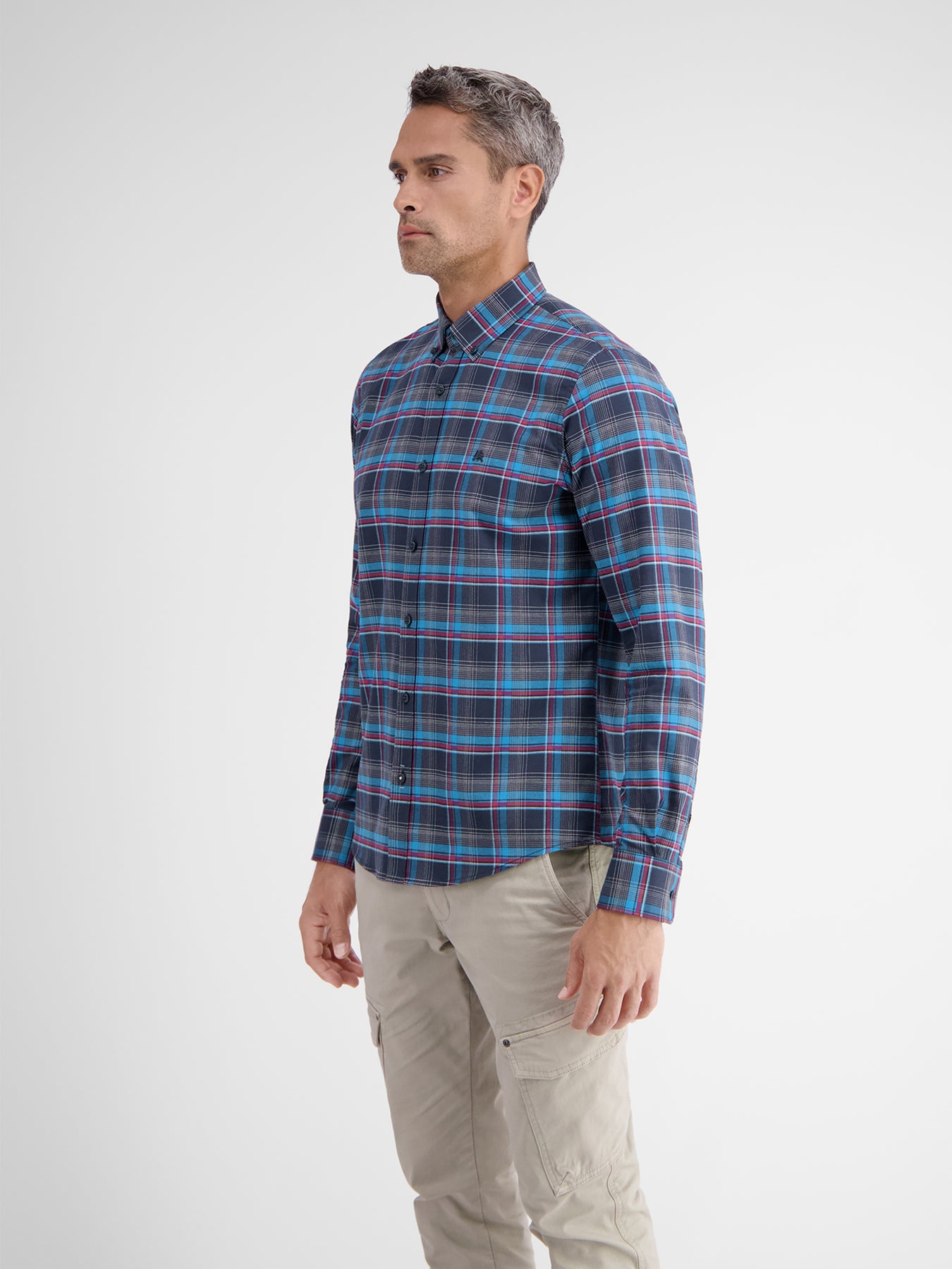 Langarmhemd. BIG FLANNELCHECK