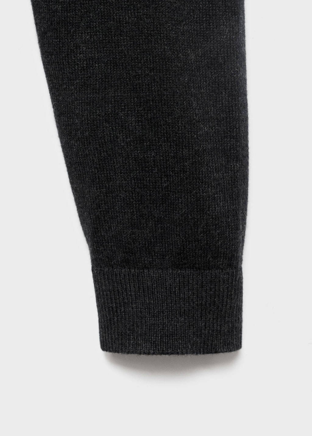 Mango Kids cardigan antraciet gebreid