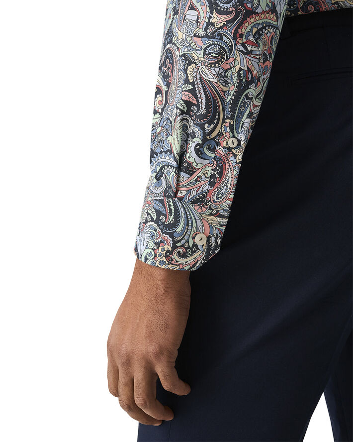 ETON Contemporary Fit Multi Paisley Signature Twill Shirt Multi