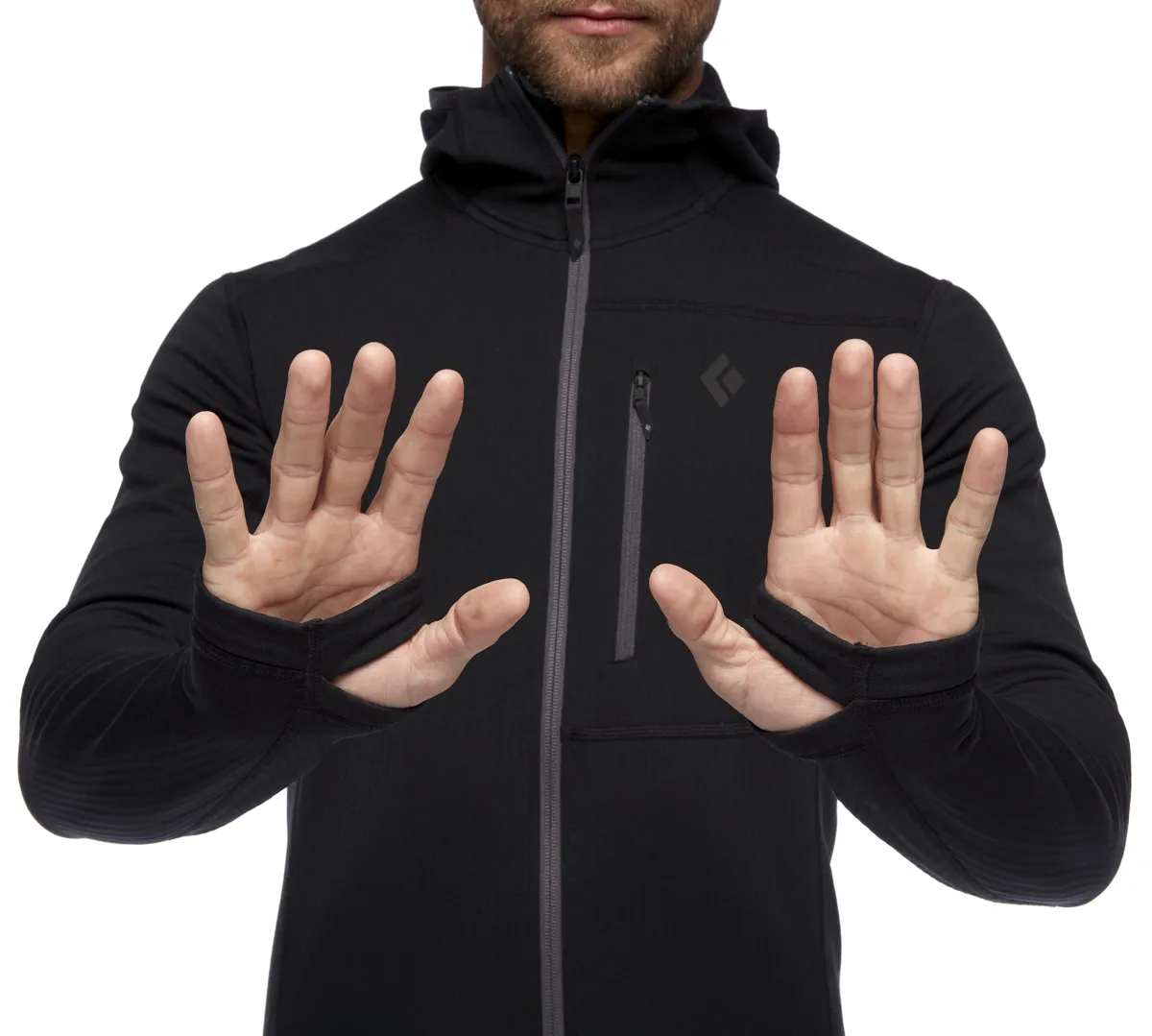 Black Diamond Men's Coefficient Fleece Hoody Black