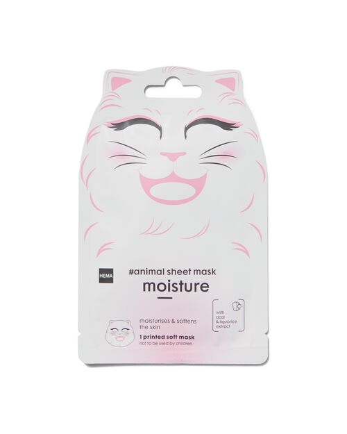 sheetmask animaux chat 15ml