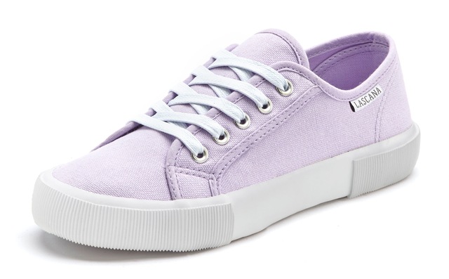 LASCANA Sneaker  aus Textil, Schnürhalbschuh, Freizeitschuh