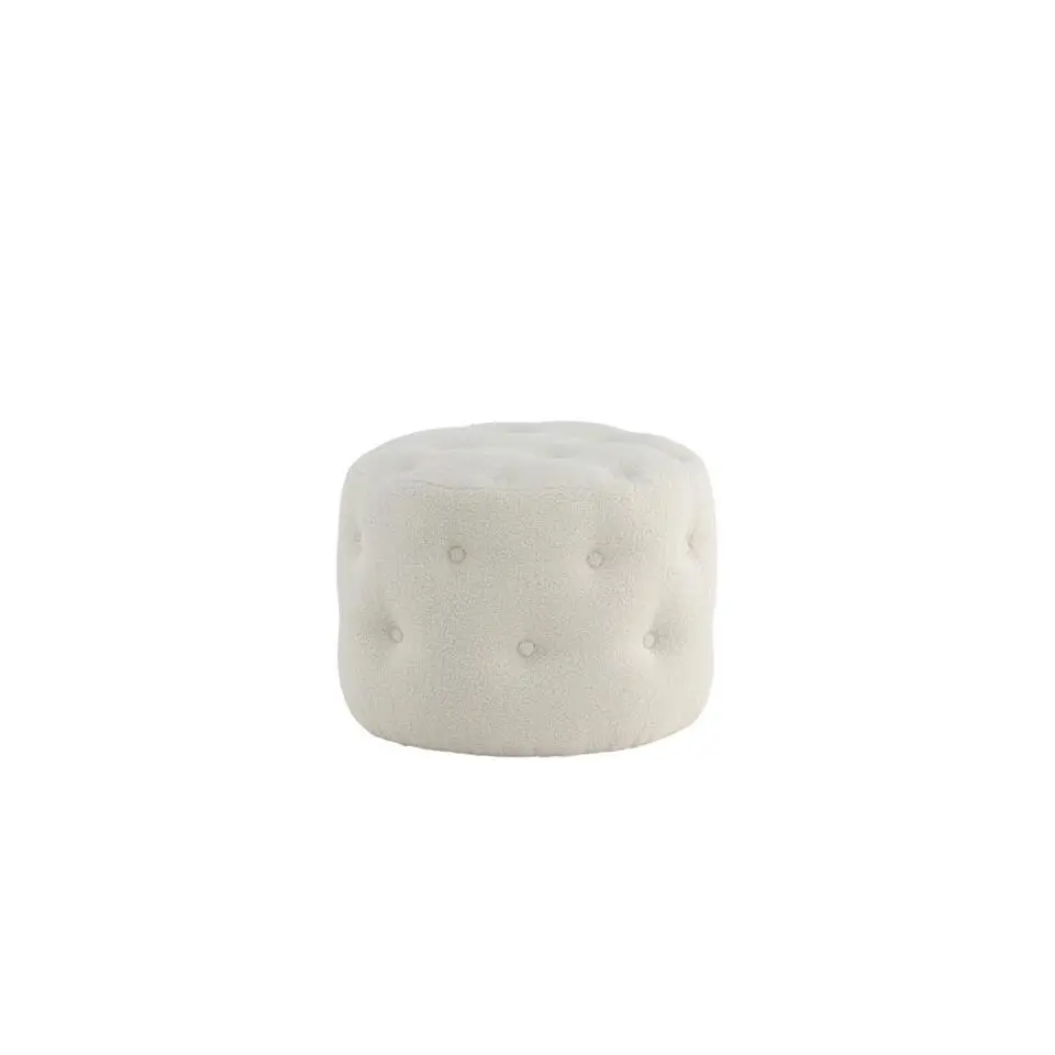 Svea - Juno hocker - teddy - wit