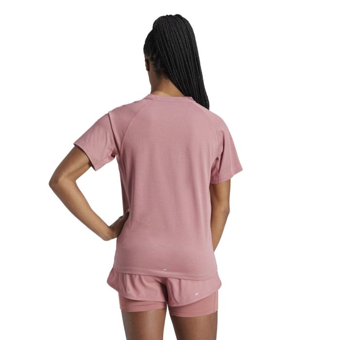 adidas Dame T-shirts Own The Run E 3-Stripes T-shirt Rød