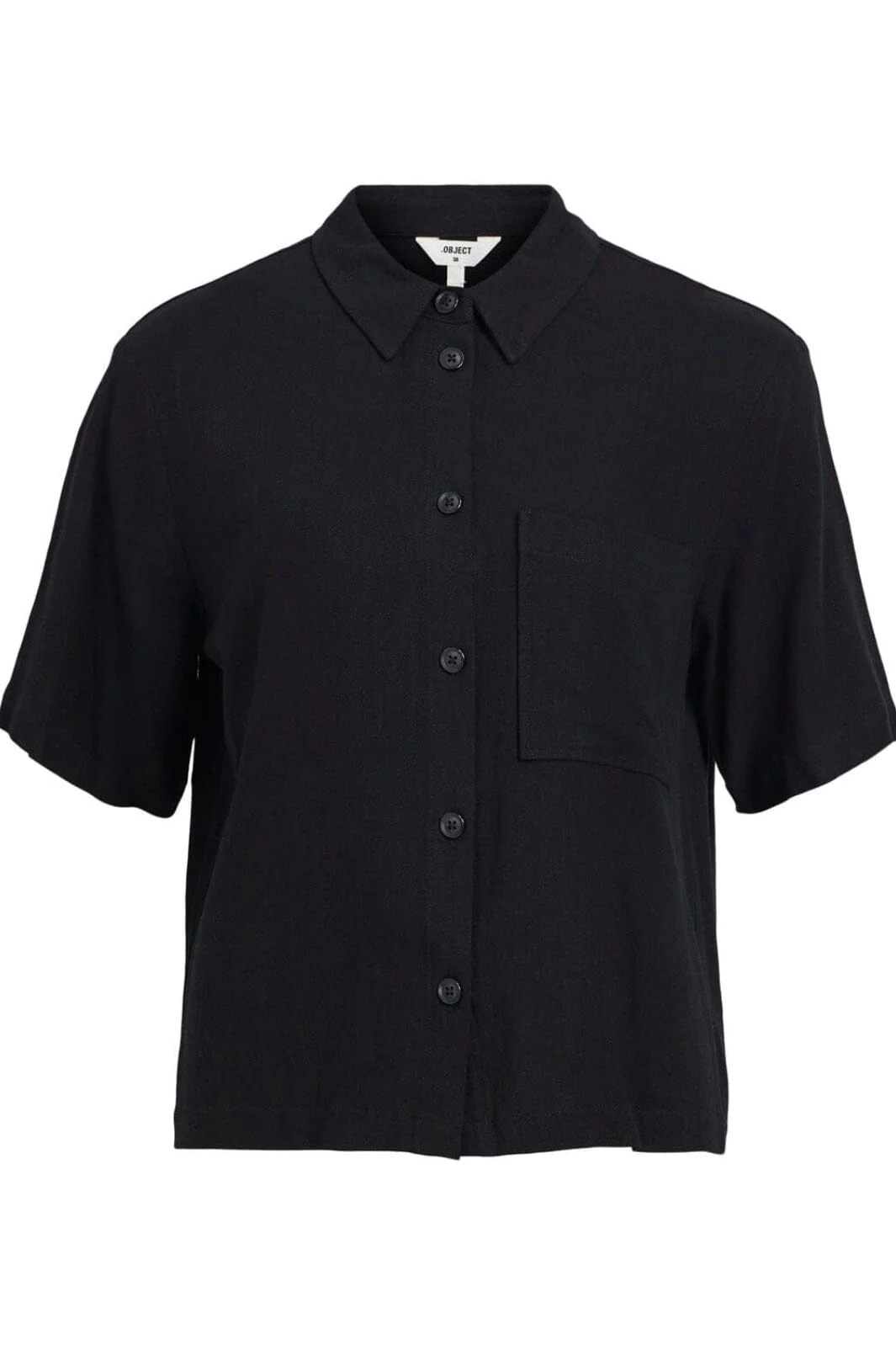 Object Objsanne 2/4 Shirt 4399036 black