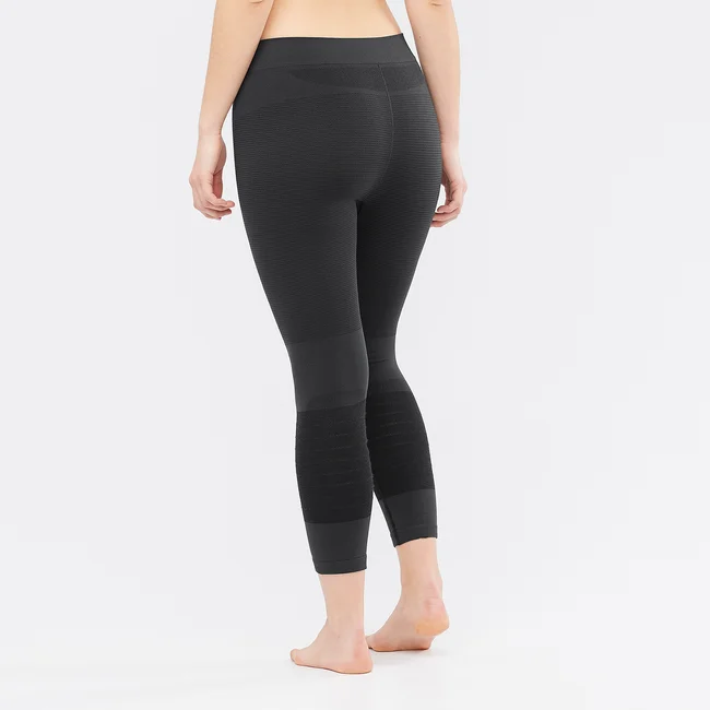 ESSENTIAL WOOL  Leggings Damen DEEPBLACK