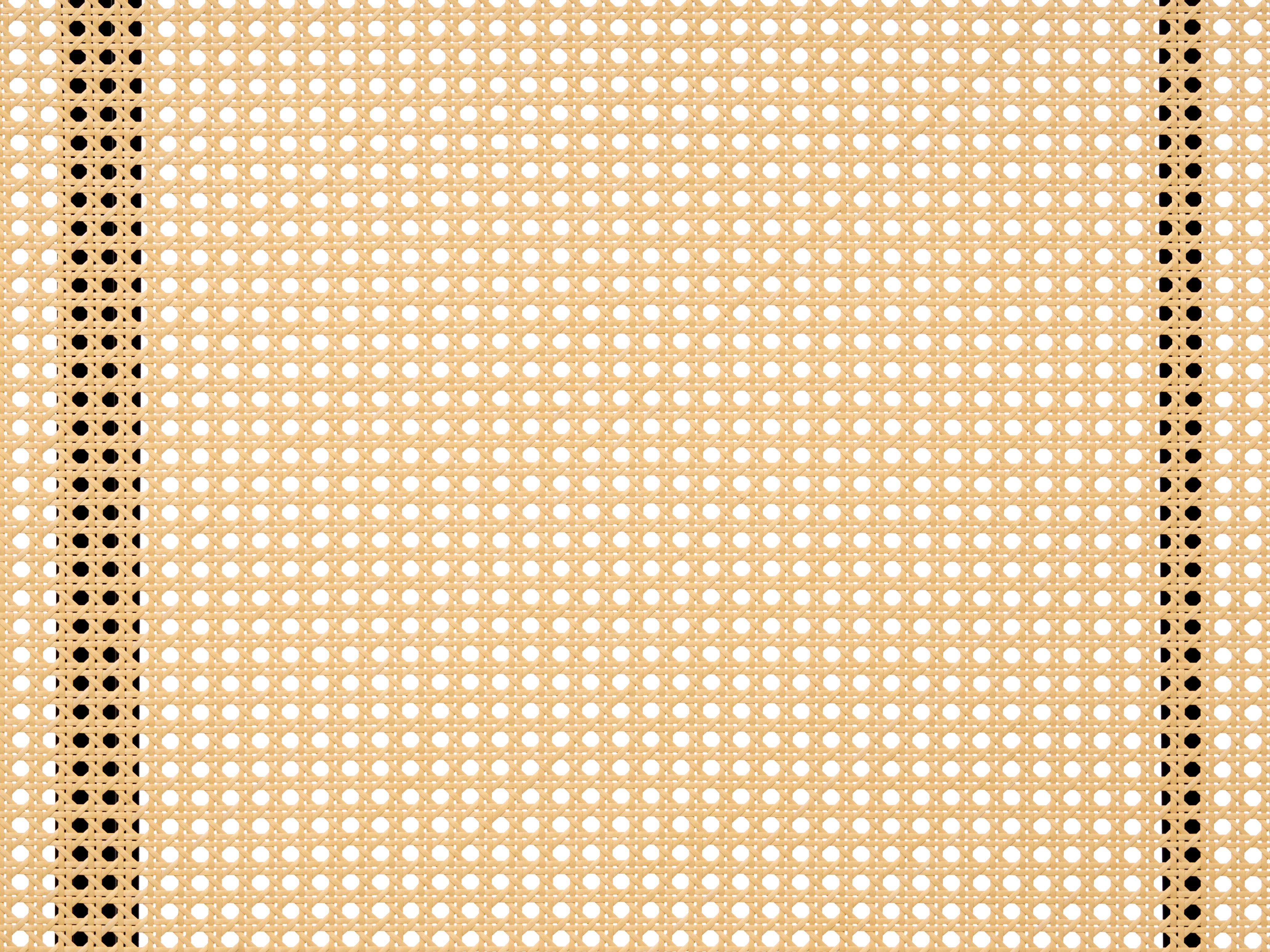 Bed PE rotan BOULIN 180 x 200 cm Zwart