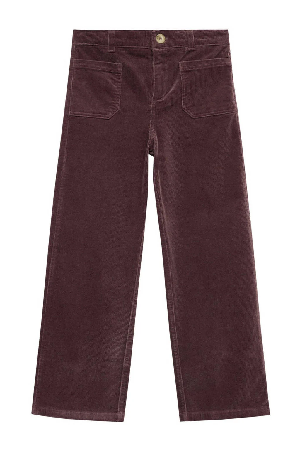 Mango Kids casual broek donkerrood
