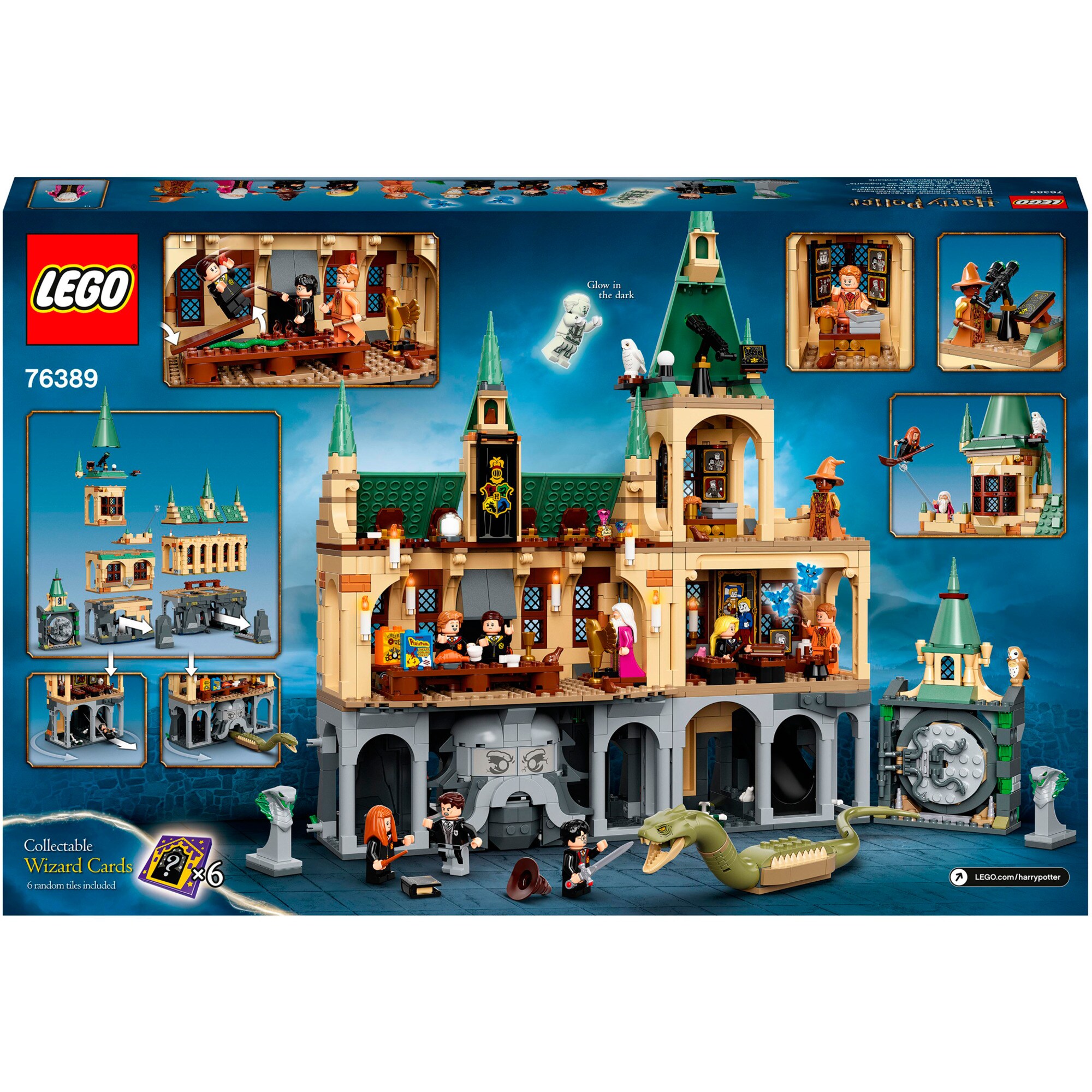 LEGO Konstruktionsspielzeug Harry Potter Hogwarts Kammer des Schreckens