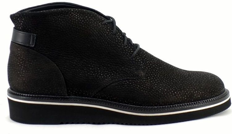 Durea 9654 - Halfhoge Veterschoenen - Uitneembaar Voetbed