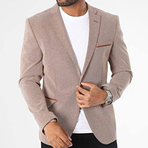 Veste Blazer Beige Chiné