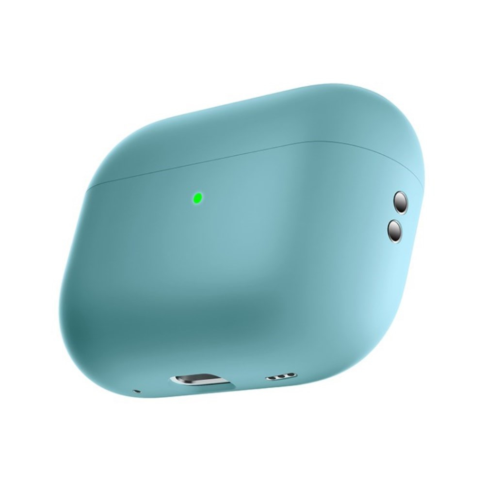 AirPods Pro 2 / AirPods Pro Silikon Case Schutzhülle Abdeckung - Türkis (Matt)